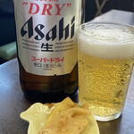 丸福 - ビール＋お通し