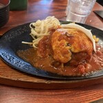 モンブラン 森下店 - ハンバーグランチ＋エッグ！イタリア風