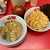 ラーメン山岡家 - 料理写真:醤油つけ麺＋味付白髪ネギピリ辛変更