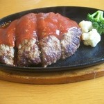 大衆肉料理 榎久 - ランチのハンバーグ