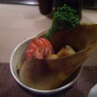 すし処 みや古分店 - 先付け　焼き筍と車えび