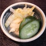 蕎麦切り 翁 - 香の物