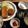 巣立つ魚金 - アジフライ定食　メンチカツつき1100円