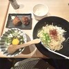 濃厚鶏ソバ 麺 ザ クロ - 冷やし担々まぜそば(追い飯無料)のご飯と唐揚げセット