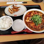 餃子の王将 - 料理写真:麻婆拉麵特選Bセット
