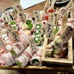博多やさい巻き串屋 ねじけもん - まさかの「お見本串」