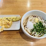讃岐うどん いそや - ぶっかけ（冷・中）＆天ぷら
