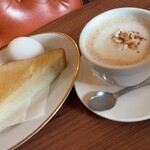 喫茶タチバナ - ある日のモーニング・ホットスパイスチャイ♪