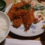 大衆割烹 三州屋 - フライ盛り合わせ定食