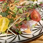 種 - 石川能登 真鯵カルパッチョ