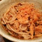 博多あかちょこべ - キーマカレーうどん☆☆まぜまぜすると、こんな感じ