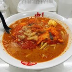 蒙古タンメン中本 - 料理写真:スタSOBA(大)3倍、ニンニク少なめ、生卵抜き。

初めて食べる限定。
ニンニクを減らし、生卵抜いたら
もはや「スタ」ではないかも知れないけど…
特に、ラーメンに生卵はムリなんだ…(￣｡￣;)