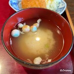 花龍 - 手鞠麩の味噌汁