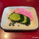 花龍 - 大根の桜漬と胡瓜漬