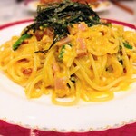 SPAGHETTI　KAKEHASHI - ベーコンと卵とほうれん草のスパゲッティ