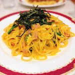 SPAGHETTI　KAKEHASHI - ベーコンと卵とほうれん草のスパゲッティ