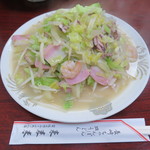 來來來 - 皿うどん 太麺　大盛り 2015.03