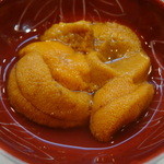 寿司栄 - 昆布森の馬糞海栗の水海栗