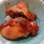 寿司栄 - 鮟鱇の肝の甘煮に寿司飯