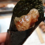 寿司栄 - 喉黒の細巻き