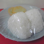 東来軒 - おにぎり２個：150円