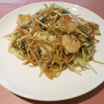 上海園林 - 上海焼麺(上海風焼きそば) 1512円