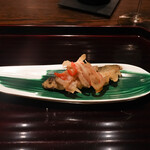 膳司 水光庵 - 鮎南蛮、新玉ねぎと万願寺とうがらし、新ごぼう