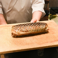膳司 水光庵 - １週間以上酢漬けにしたしまあじの棒寿司