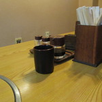 鳥好 - 2015年3月　小上がり席の卓上