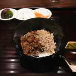 膳司 水光庵 - ぎゅうしぐれ、じゃこご飯