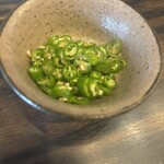 らーめん 稲荷屋 - 単品青とうがらし。