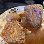 のぶ味 - 大根、中まで味噌が沁み沁みです！