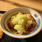 どんどん庵 - 料理写真:コロきしめん