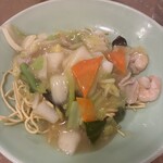 金蘭 - 五目焼きそば ¥850