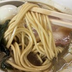 煮干中華ソバ イチカワ - 麺