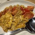 居酒屋 心絵 - 玉子とトマトの中華炒め