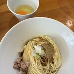 煮干中華ソバ イチカワ - 和え玉　生卵