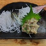 海郎小屋 - 料理写真:動くなめろう。