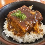 麺 一 - 麻婆豆腐丼？　安いけど