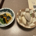 車屋 - 今日のおばんさい2種