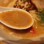 鶏そば 那ご乃樹 - 鶏白湯ごまそば（1000円）＋炊込みご飯（200円）