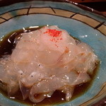 たらく うめ銀 - のれそれポン酢かけ