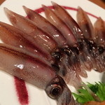 たらく うめ銀 - ホタルイカのしゃぶしゃぶ〜