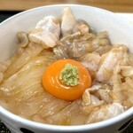 魚まる食堂 - 平目えんがわ半々漬け丼（1,700円）
