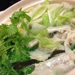 若竹 - 野菜たっぷりのふぐ鍋