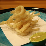 と村 - 白魚のから揚げ　(2015/01)