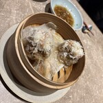 ススキノリビング - 自家製ずわい蟹と豚肉の焼売