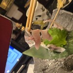 にぎり長次郎 - 料理写真:鯵のお刺身