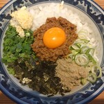 こだわり麺工房たご - 煮干し台湾まぜそば