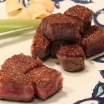 横浜うかい亭 - ステーキのアップ